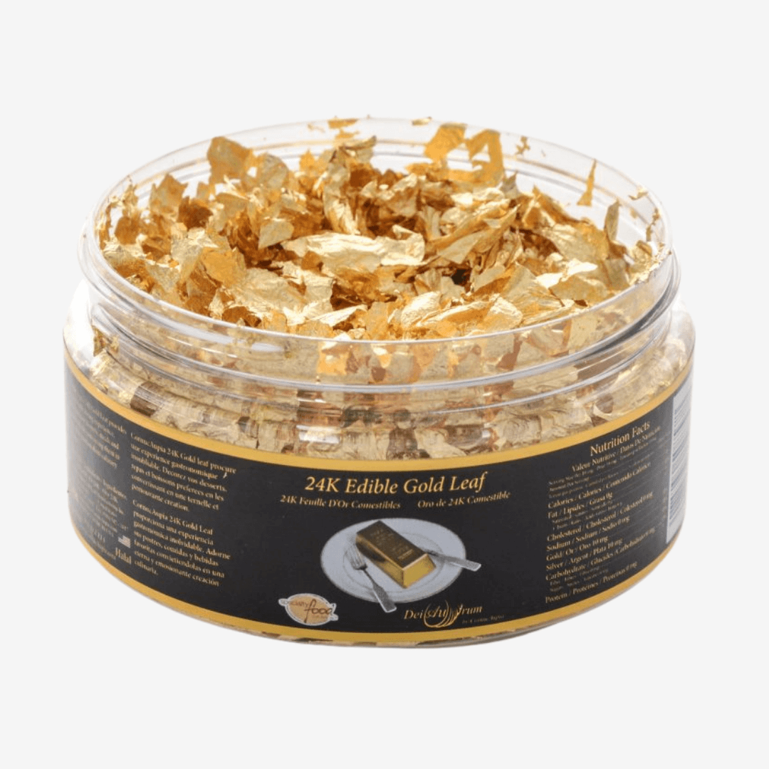 24K Edible Gold Leaf Flakes - DR Delicacy
