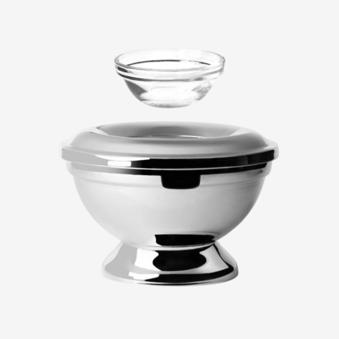 Silver Caviar Serving Dish - DR Delicacy