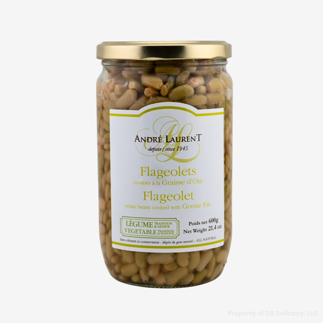 Flageolets cuits à la graisse d'oie