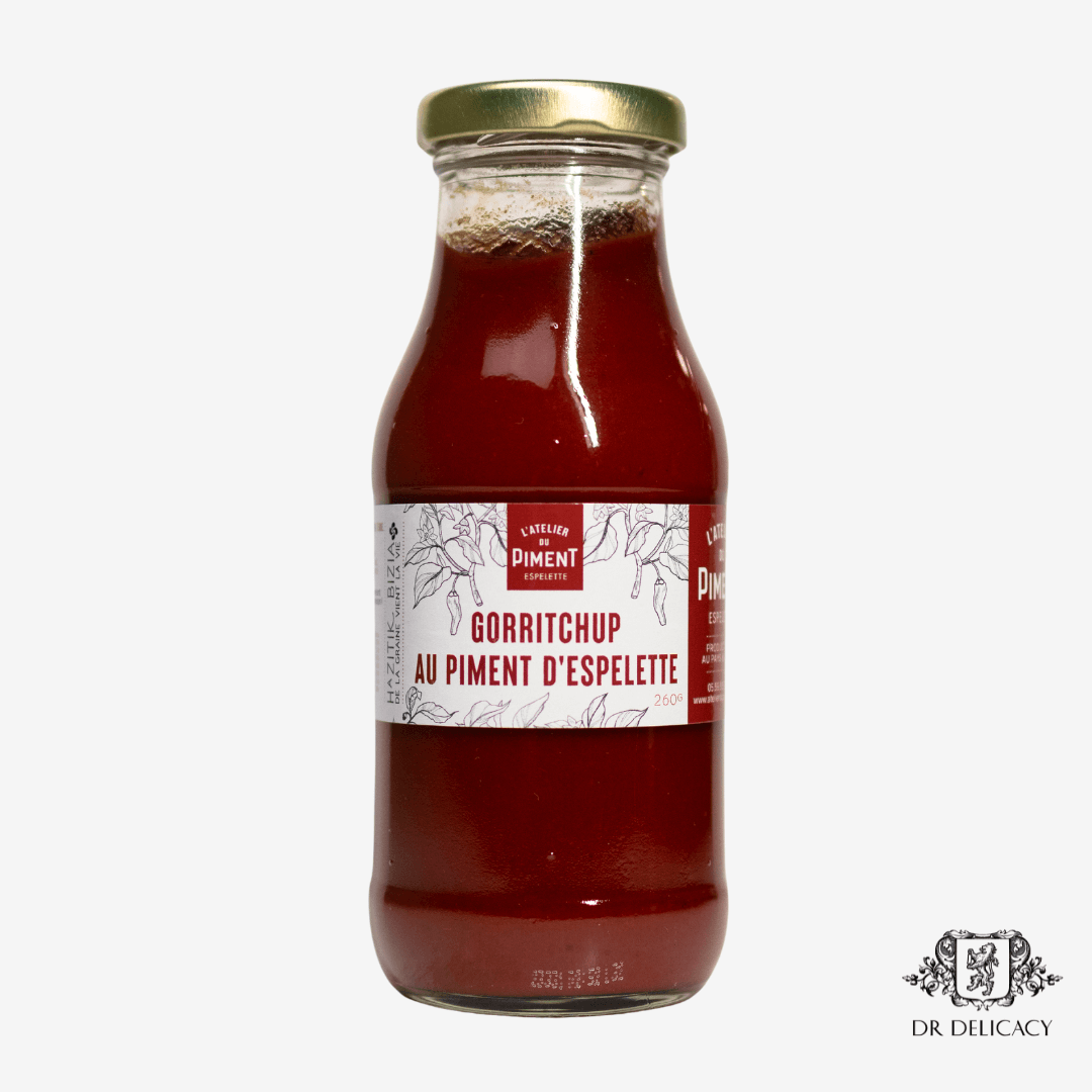 Spicy Ketchup with Espelette Pepper - DR Delicacy