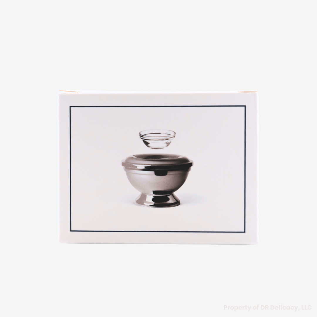 Silver Caviar Serving Dish