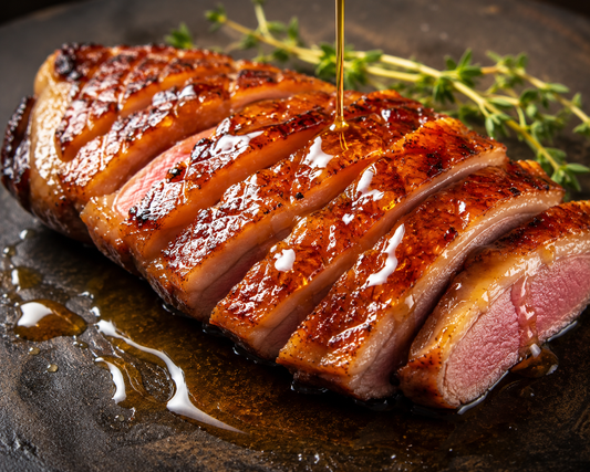 Pan-Seared Duck Breast with White Truffle Honey