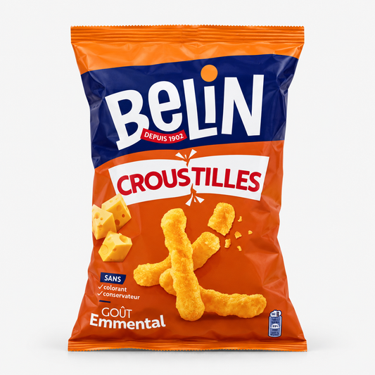 Belin Croustilles Emmental Cheese Puffs