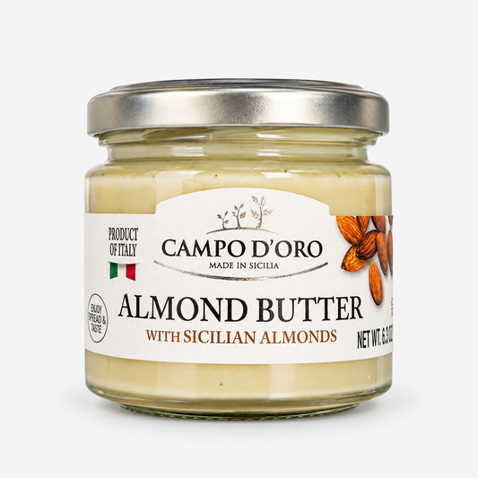 Campo d'Oro Sicilian Almond Butter – Italian Almond Spread