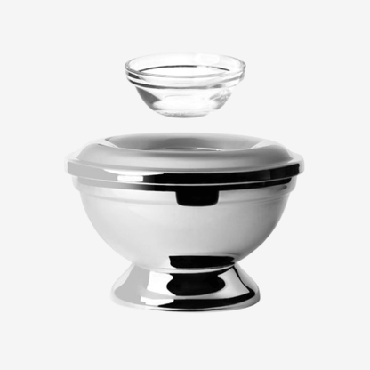 Silver Caviar Serving Dish - DR Delicacy