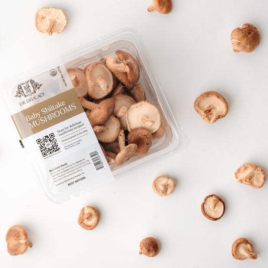 Fresh Baby Shiitake Mushrooms - DR Delicacy