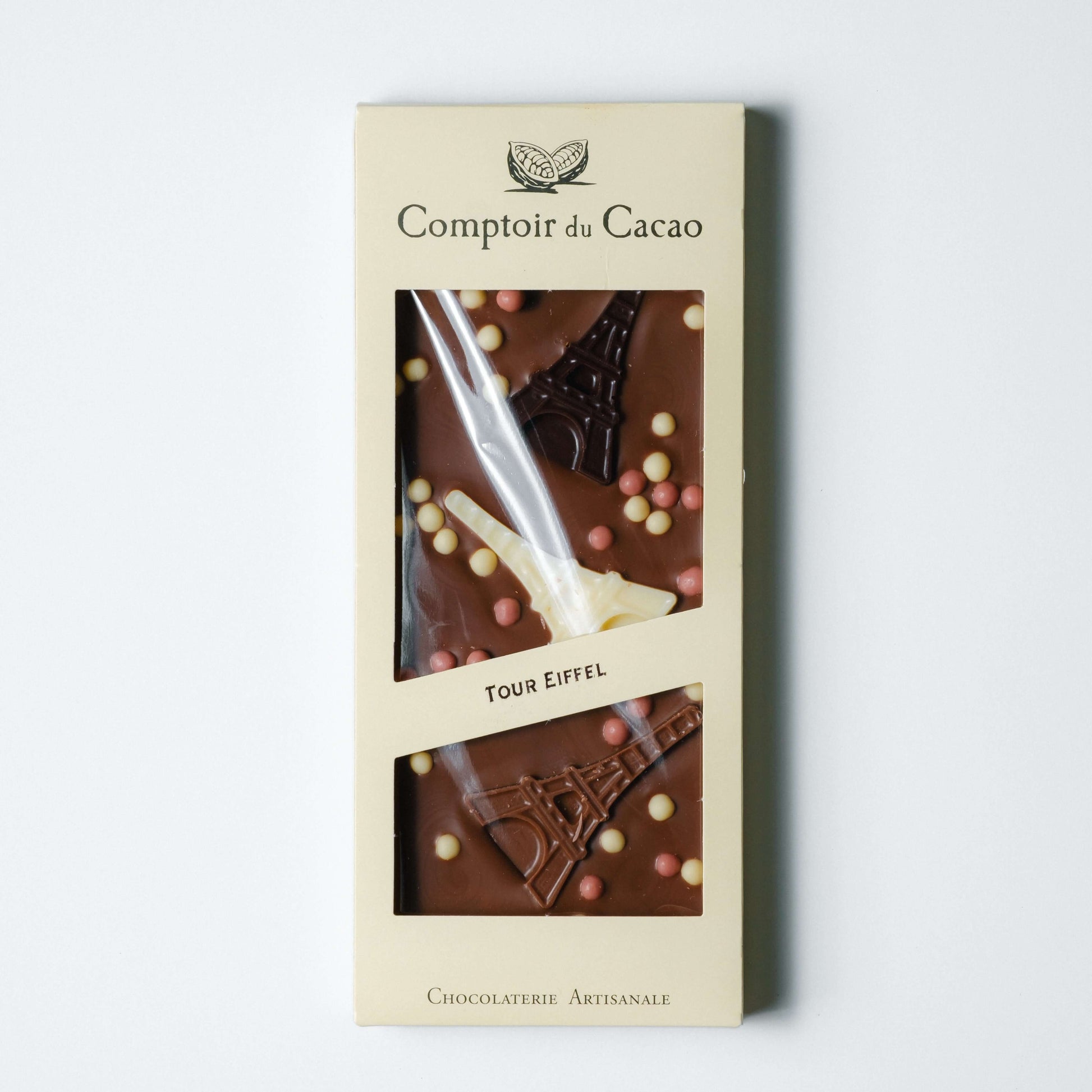 Milk Chocolate Bar with Eiffel Tower - DR Delicacy