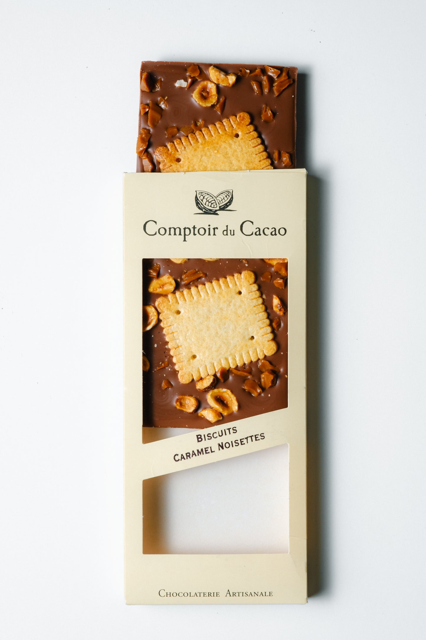 Milk Chocolate Bar with Caramel Cookies & Hazelnuts