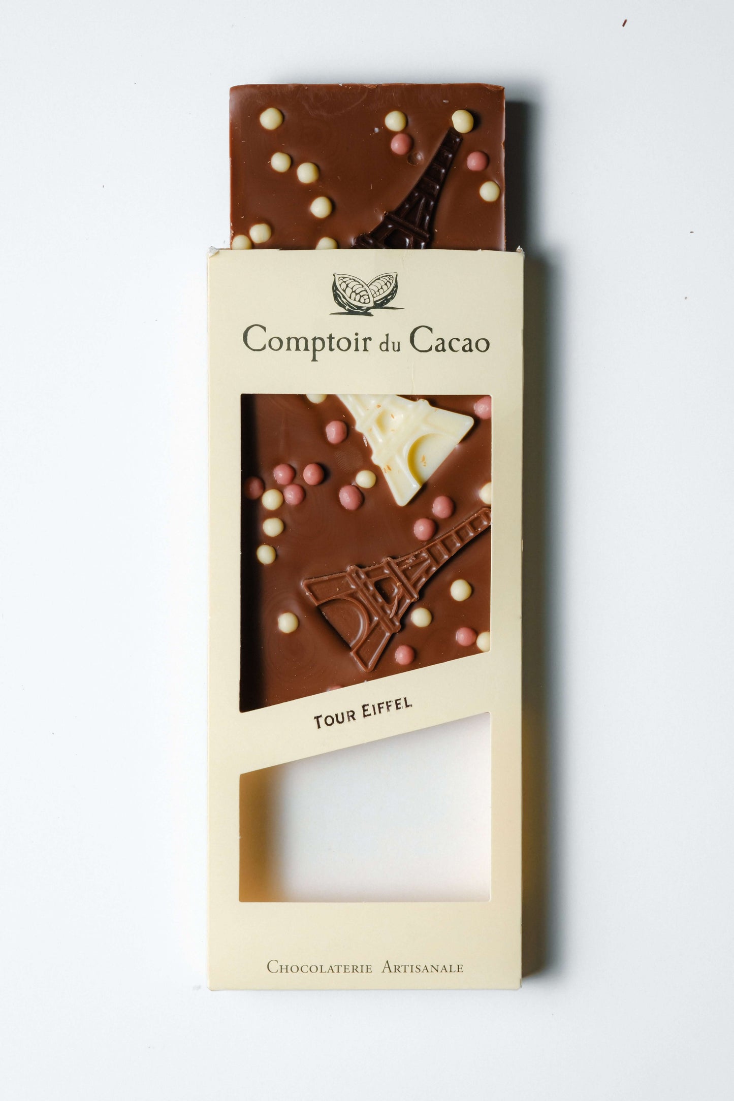 Milk Chocolate Bar with Eiffel Tower - DR Delicacy