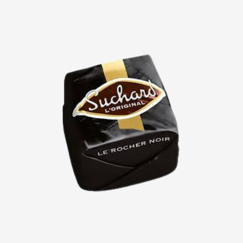 Suchard L'Original Le Rocher Noir chocolate packaging on a white background