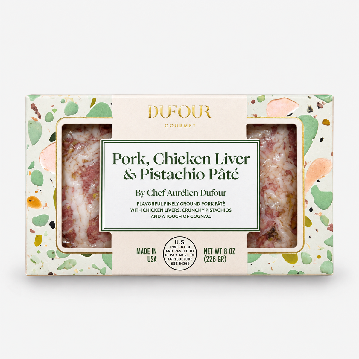 Dufour Pork, Chicken Liver & Pistachio Pate