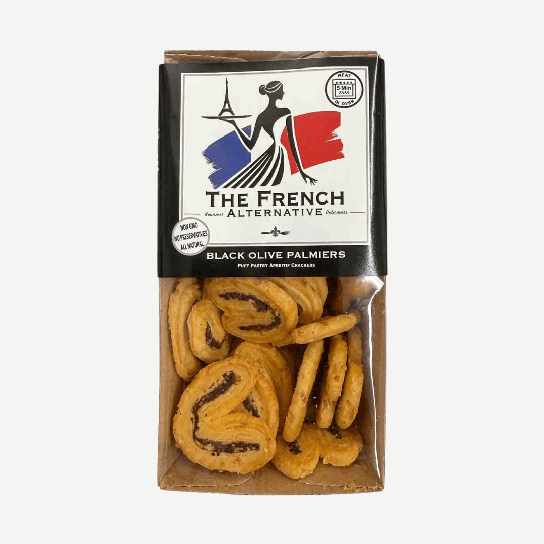 Black Olive Palmier Crackers - DR Delicacy