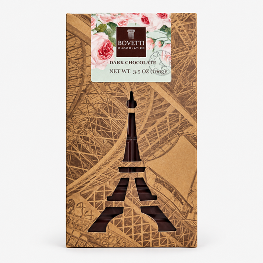 Bovetti Eiffel Tower Dark Chocolate Bar