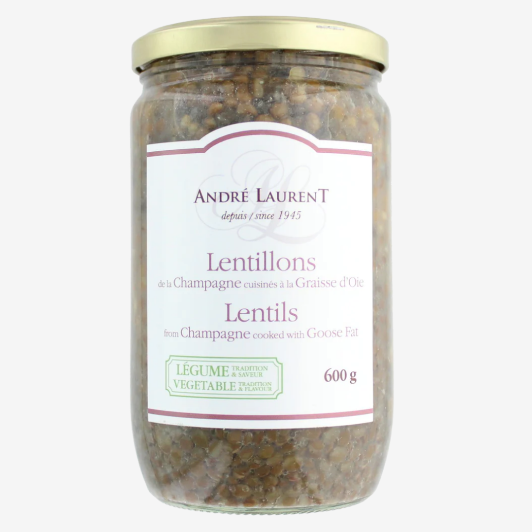 Lentils Cooked in Goose Fat - DR Delicacy