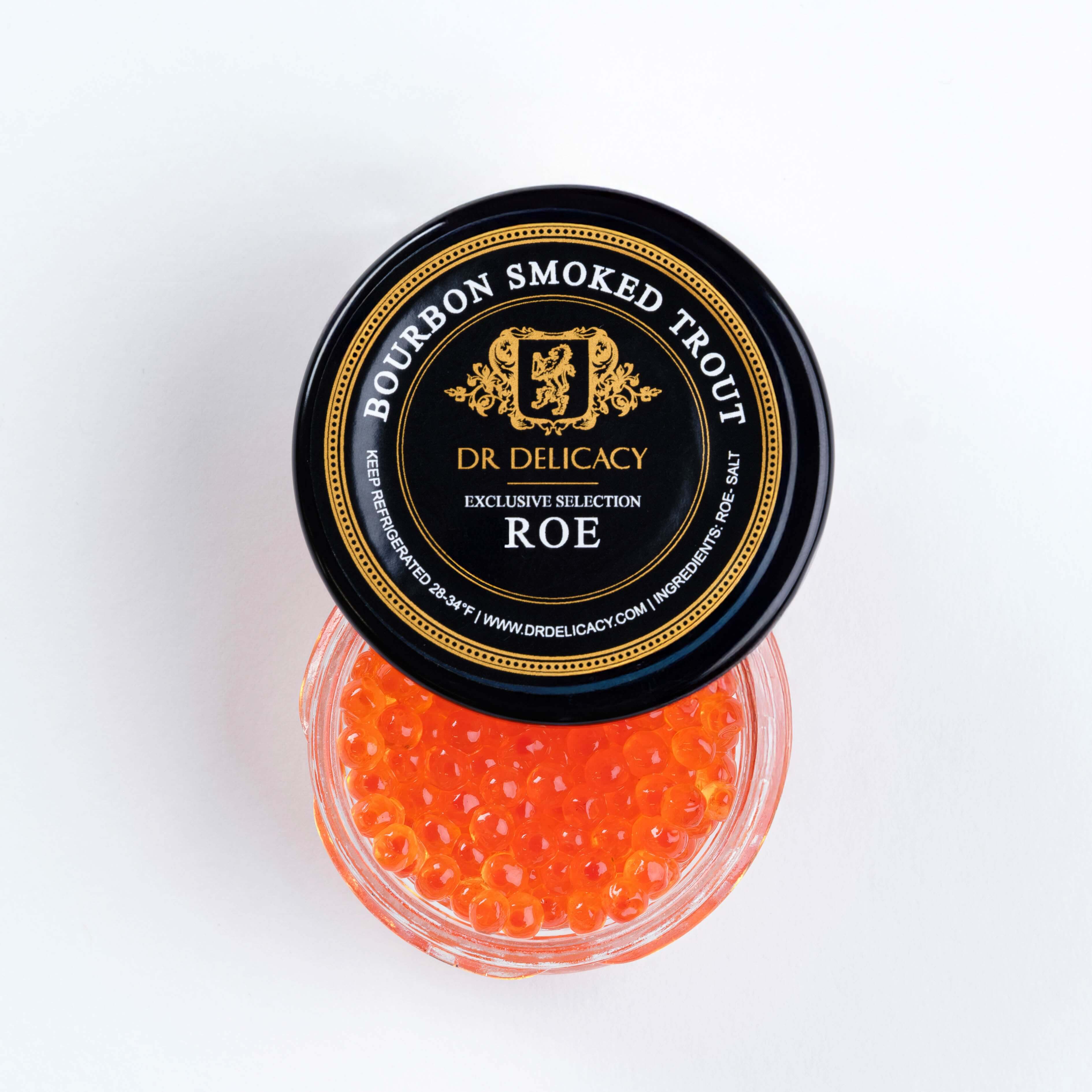 Bourbon Smoked Trout Roe | DR Delicacy
