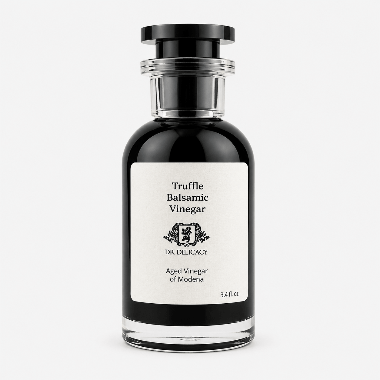 Truffle Balsamic Vinegar Spray Bottle in elegant glass packaging, featuring aged vinegar of Modena for enhanced flavors.