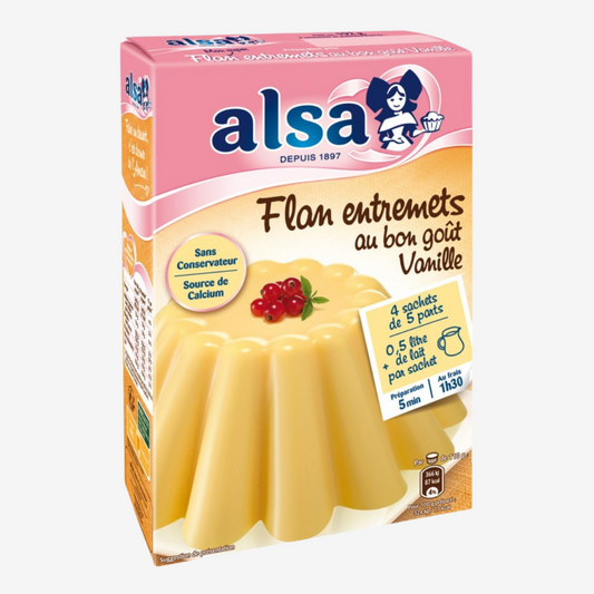 Mélange pour flan à la vanille française Alsa